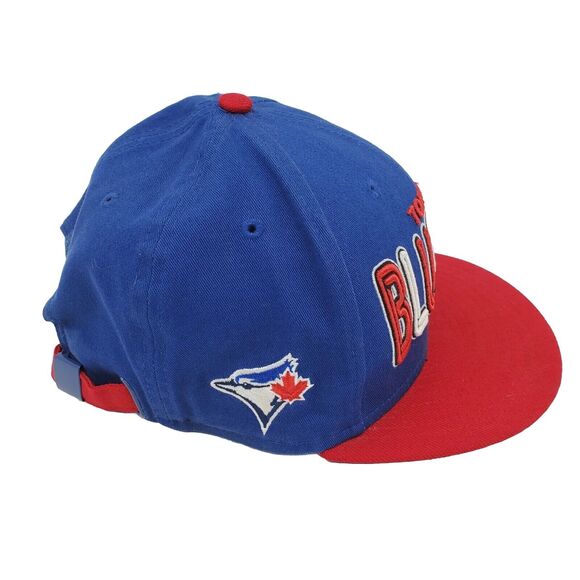 Toronto Blue Jays New Era 9FIFTY Snapback Hat Baseball Cap‎ MLB Spellout Logo - Picture 3 of 7